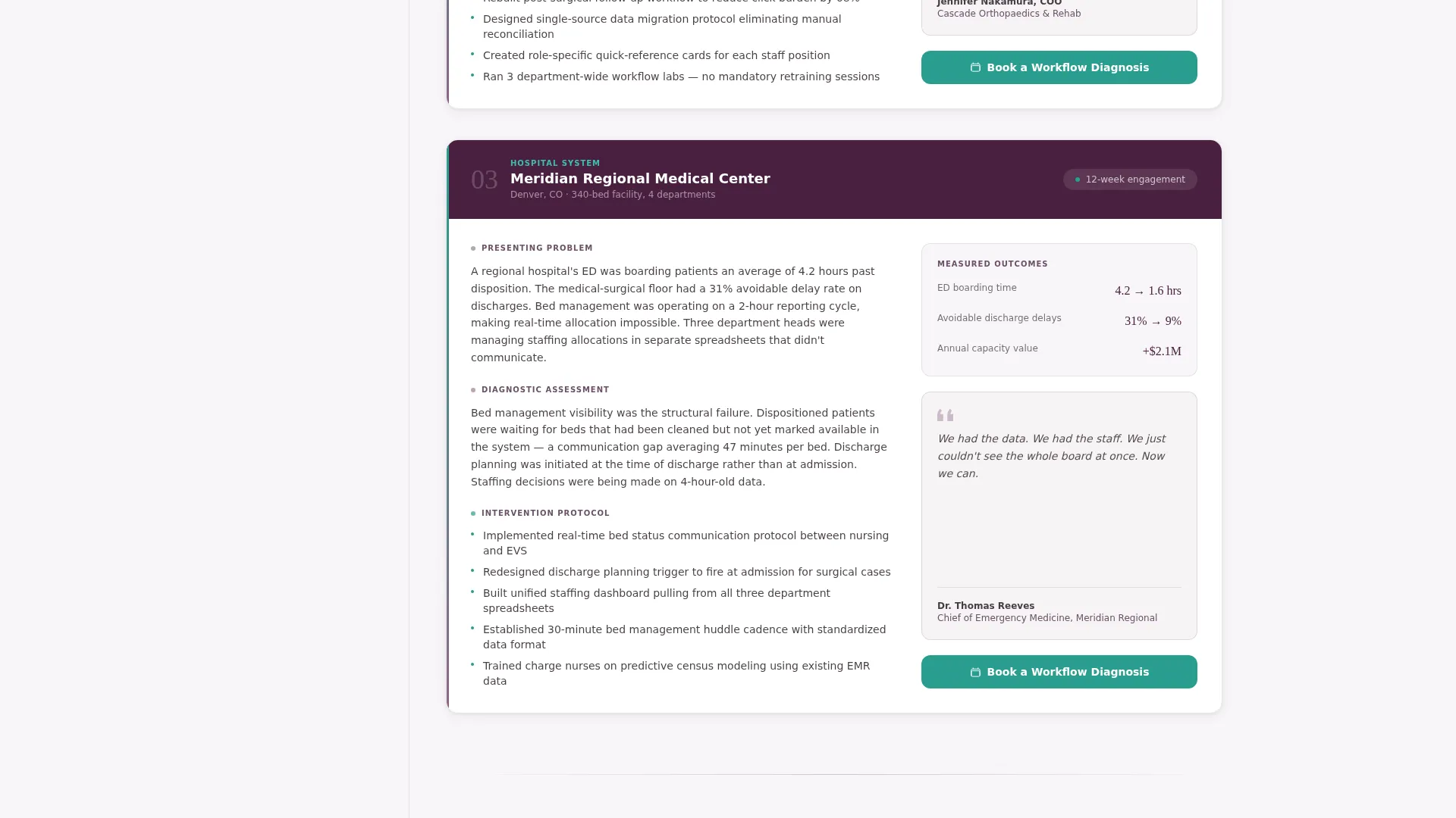 Healthcare Consulting Landing Page Template