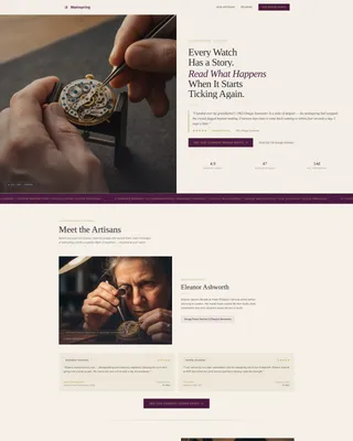 Watch Repair Review & Comparison Landing Page