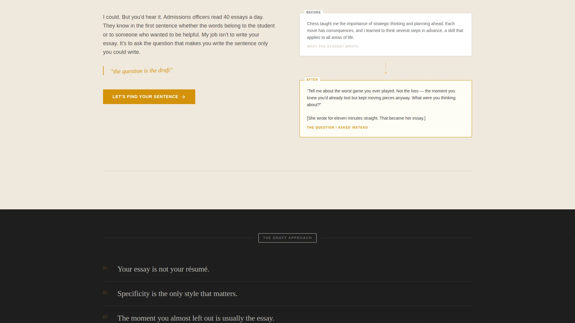 Compelling Collegeessay Landing Page Template