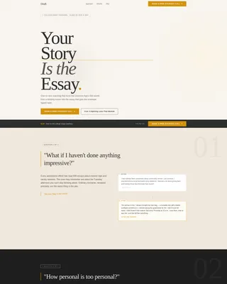 Compelling Collegeessay Landing Page Template