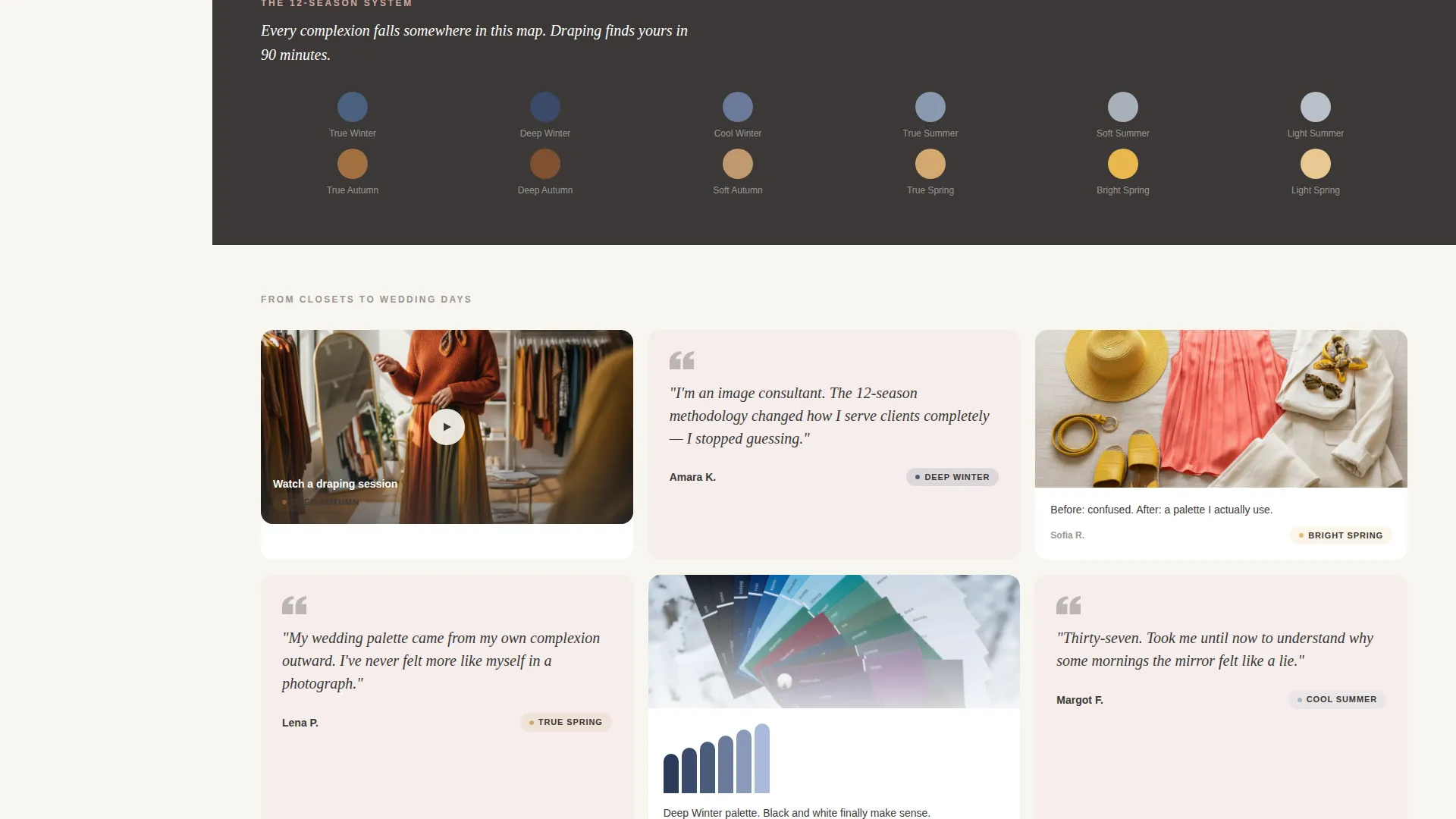 Color Analyst Landing Page Template | Sidebar Companion