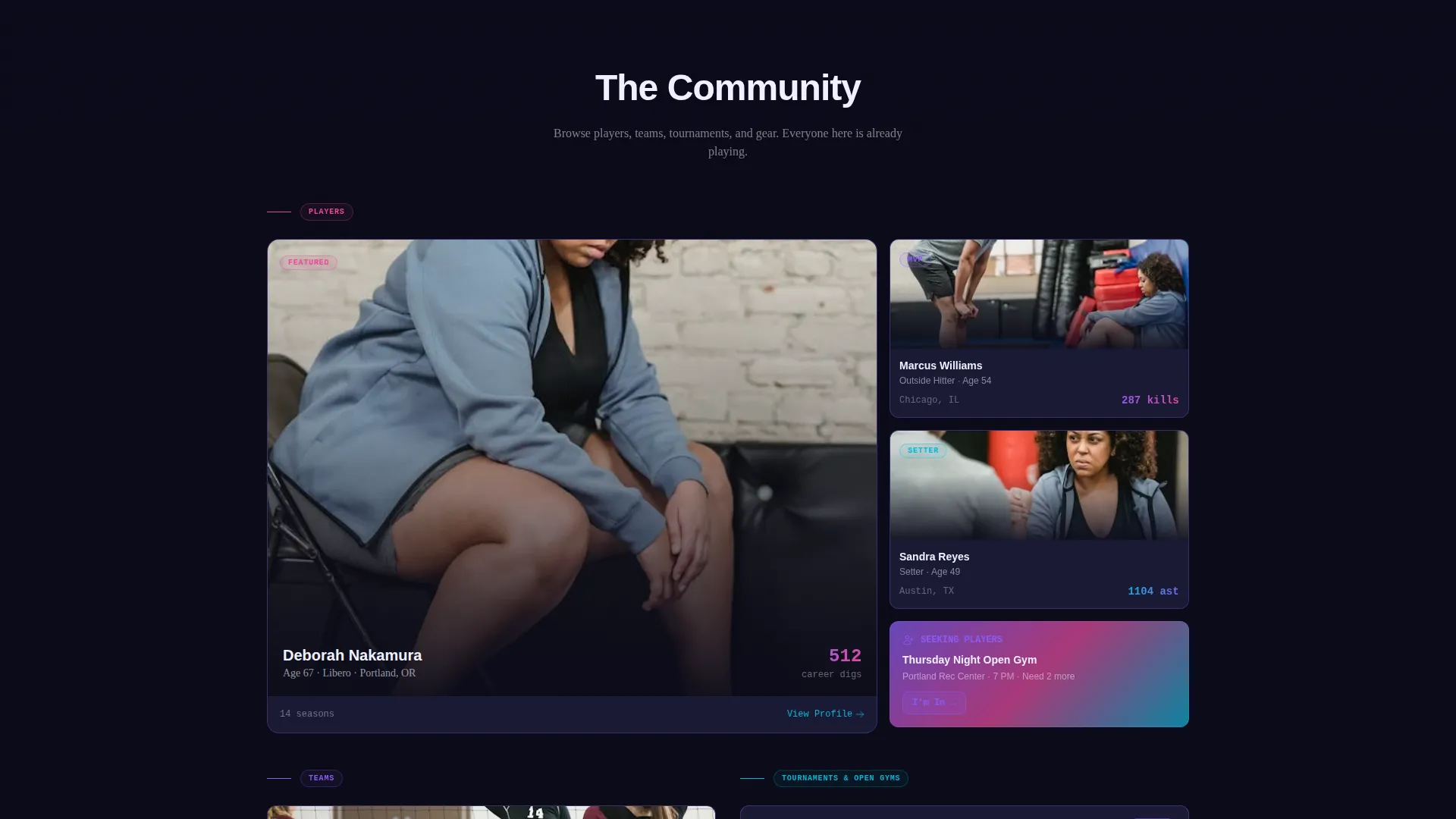 Thrilling Net Sports Landing Page Template