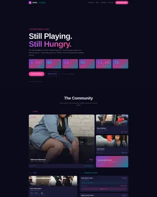 Thrilling Net Sports Landing Page Template