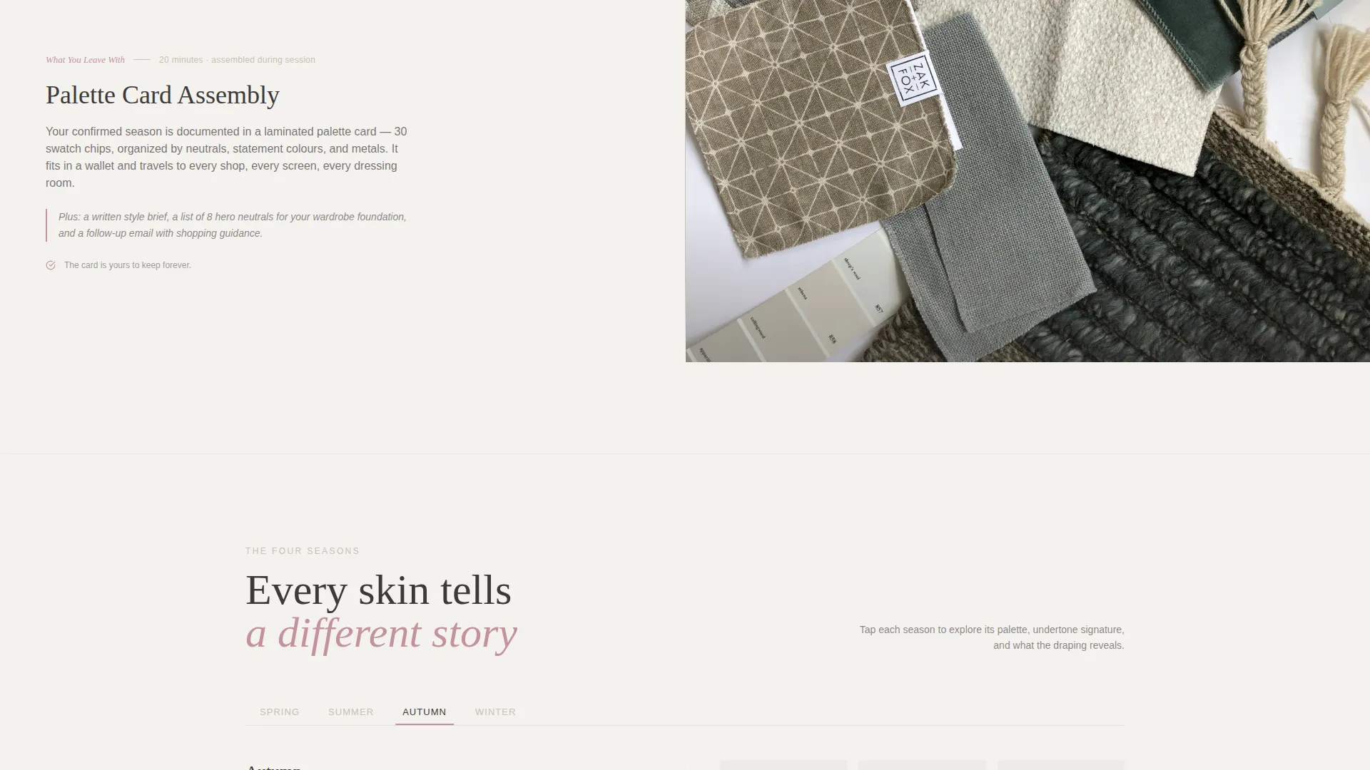 Color Analyst Blog Website Template