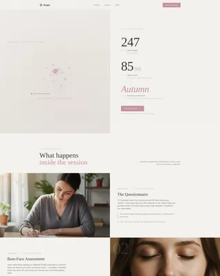 Color Analyst Blog Website Template