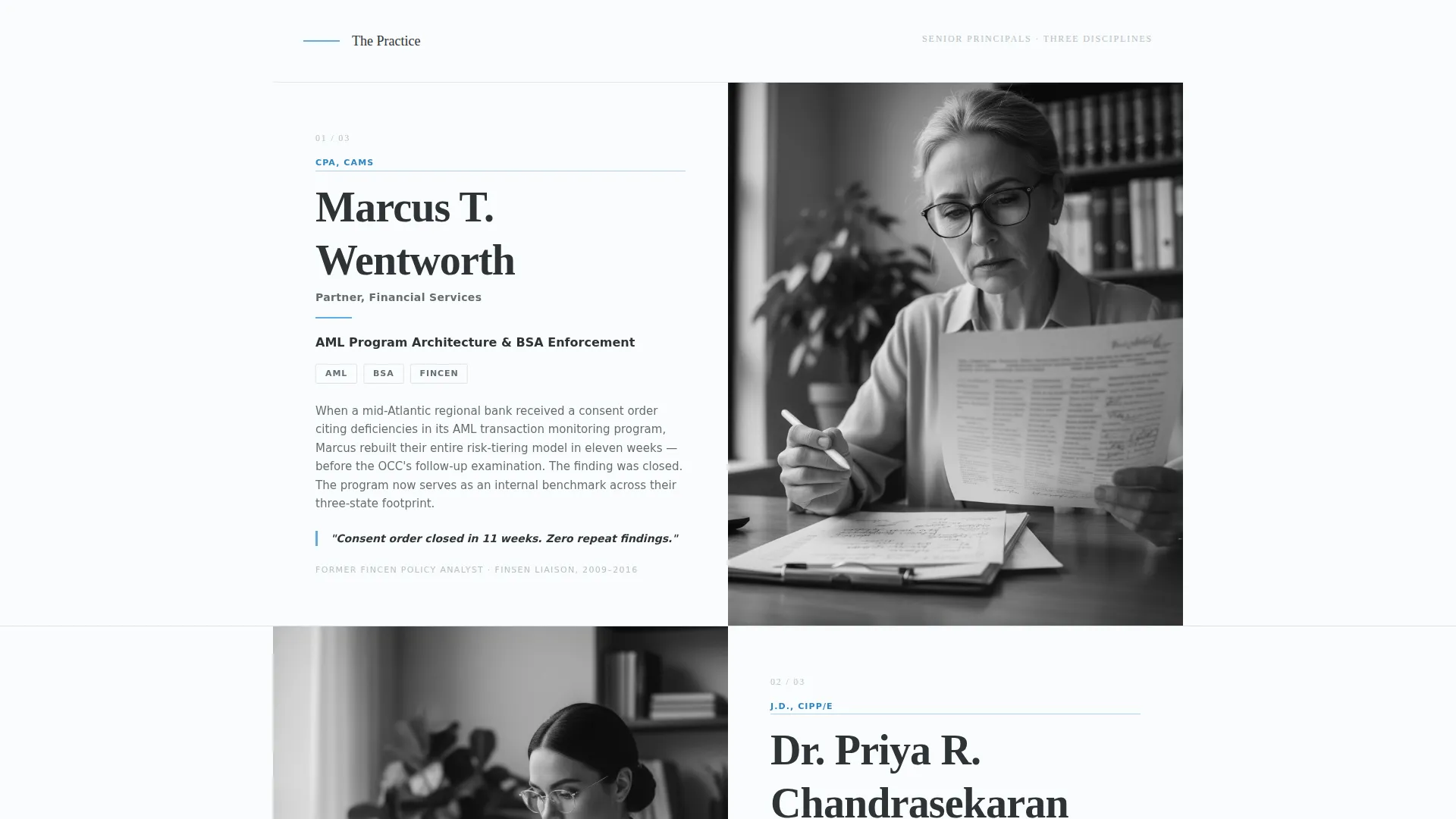 Compliance Consultancy Landing Page Template
