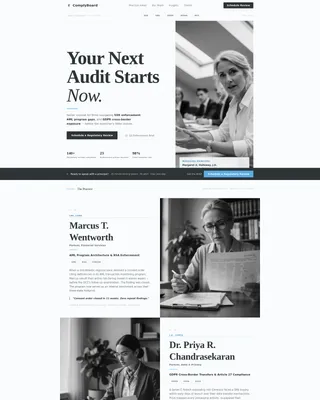 Compliance Consultancy Landing Page Template