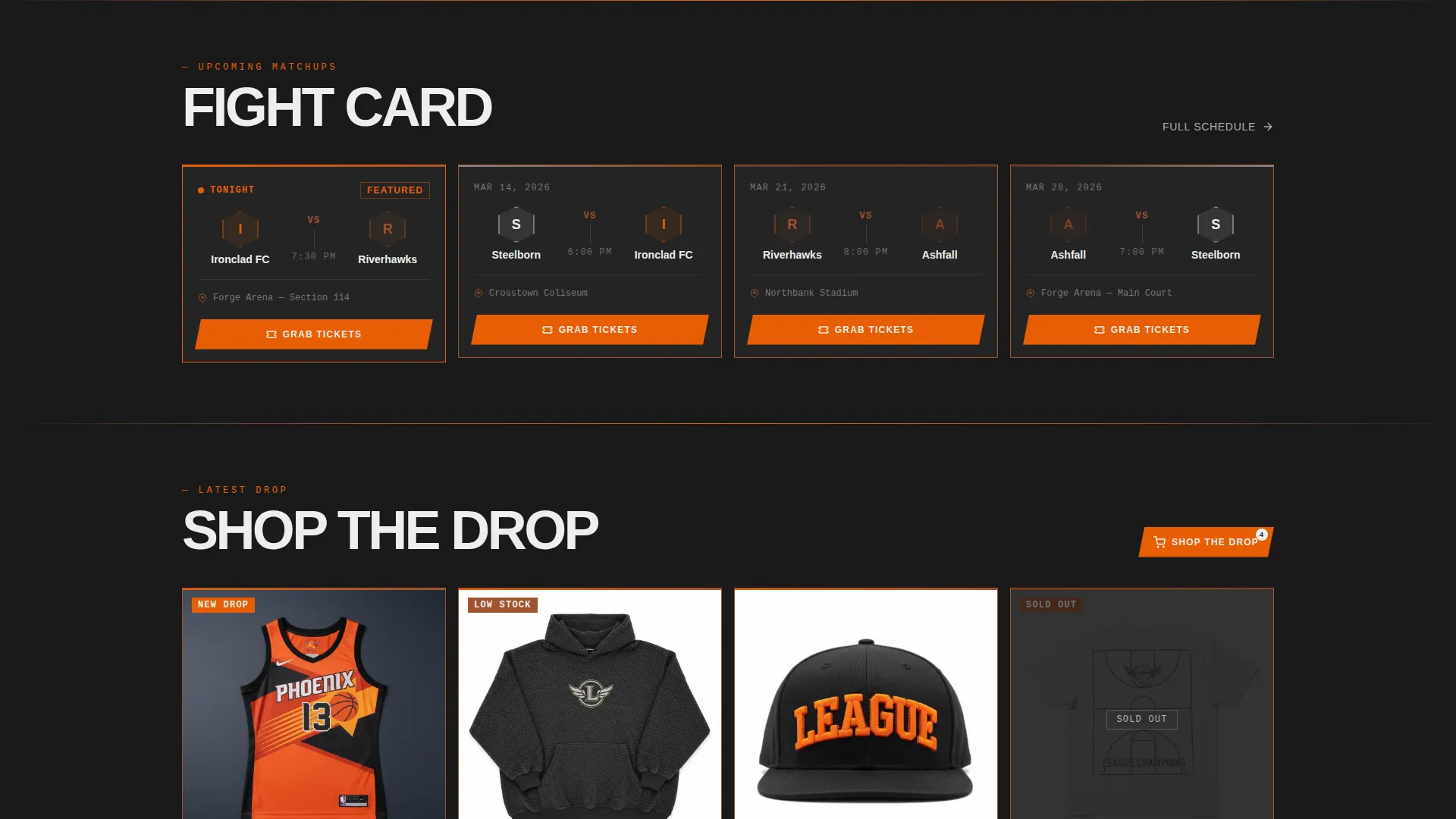 Highconverting Sports Landing Page Template