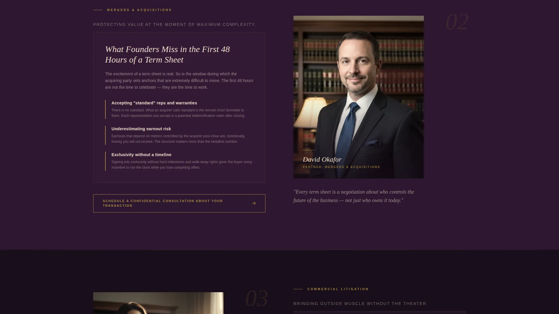 Specialist Law Firm & Attorney Appointment Booking Website Template