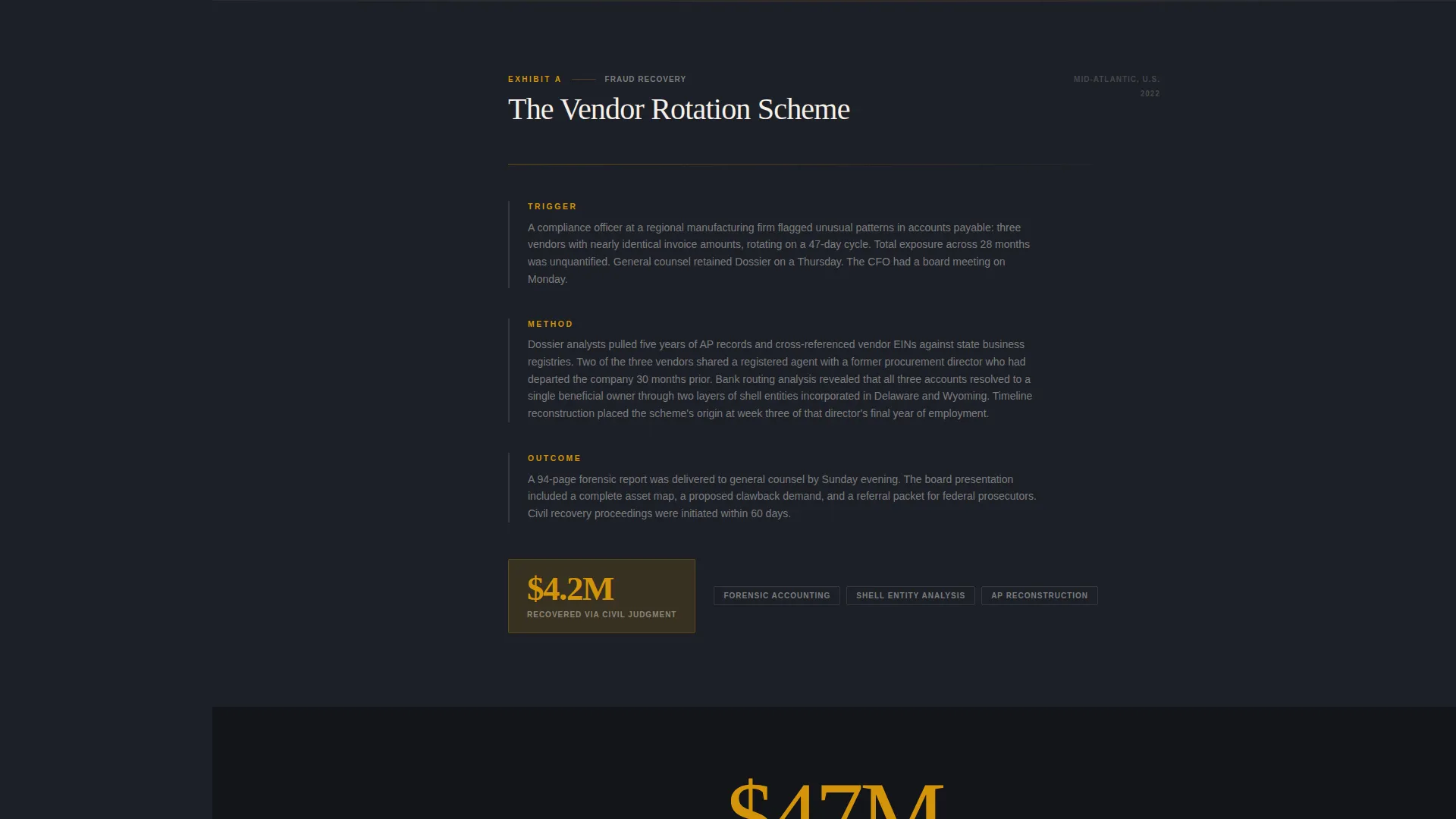 Corporate Investigation Firm Landing Page Template