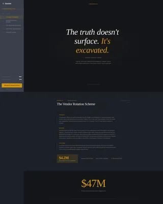 Corporate Investigation Firm Landing Page Template