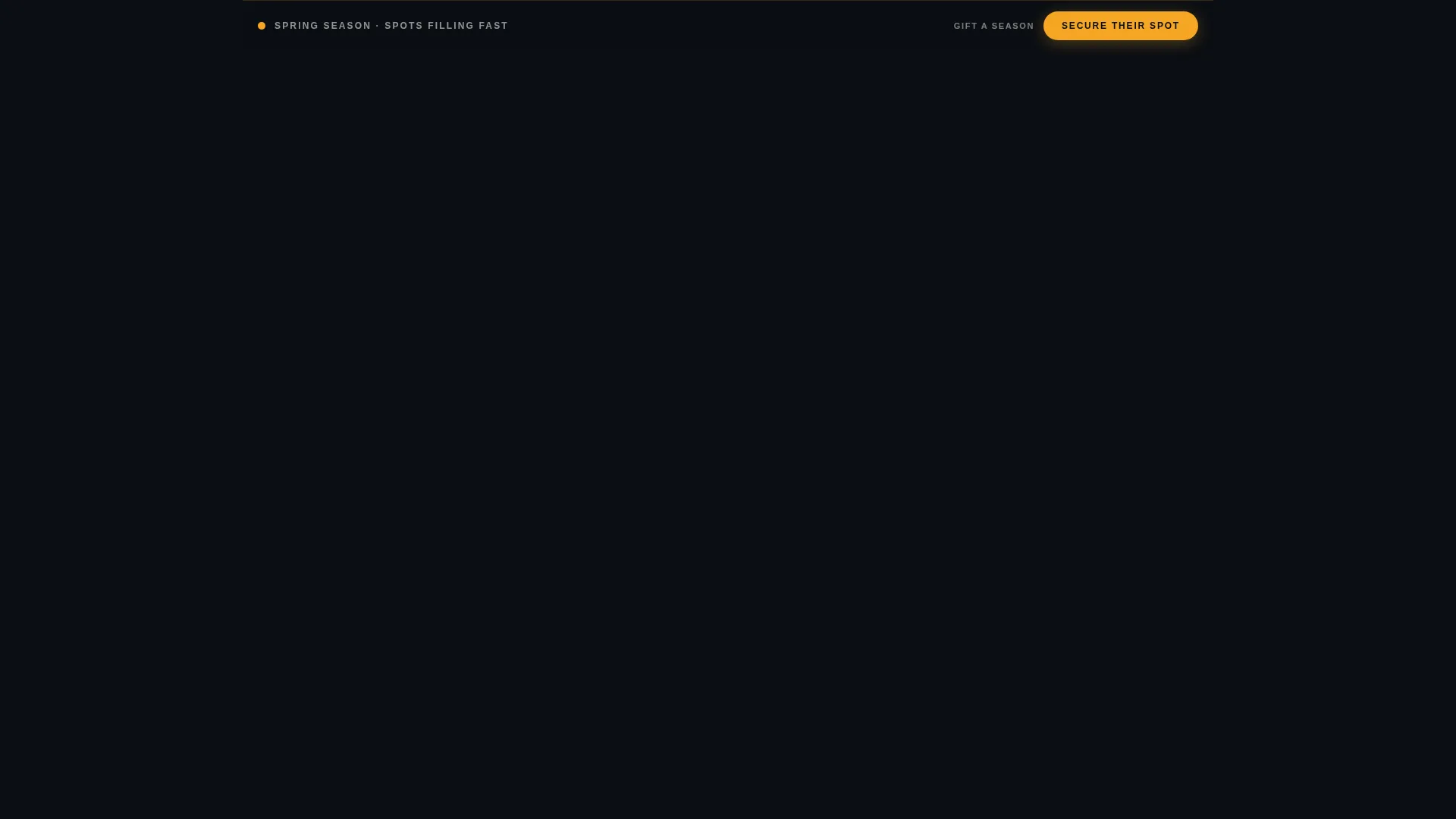 Youth Sports Club Landing Page Template