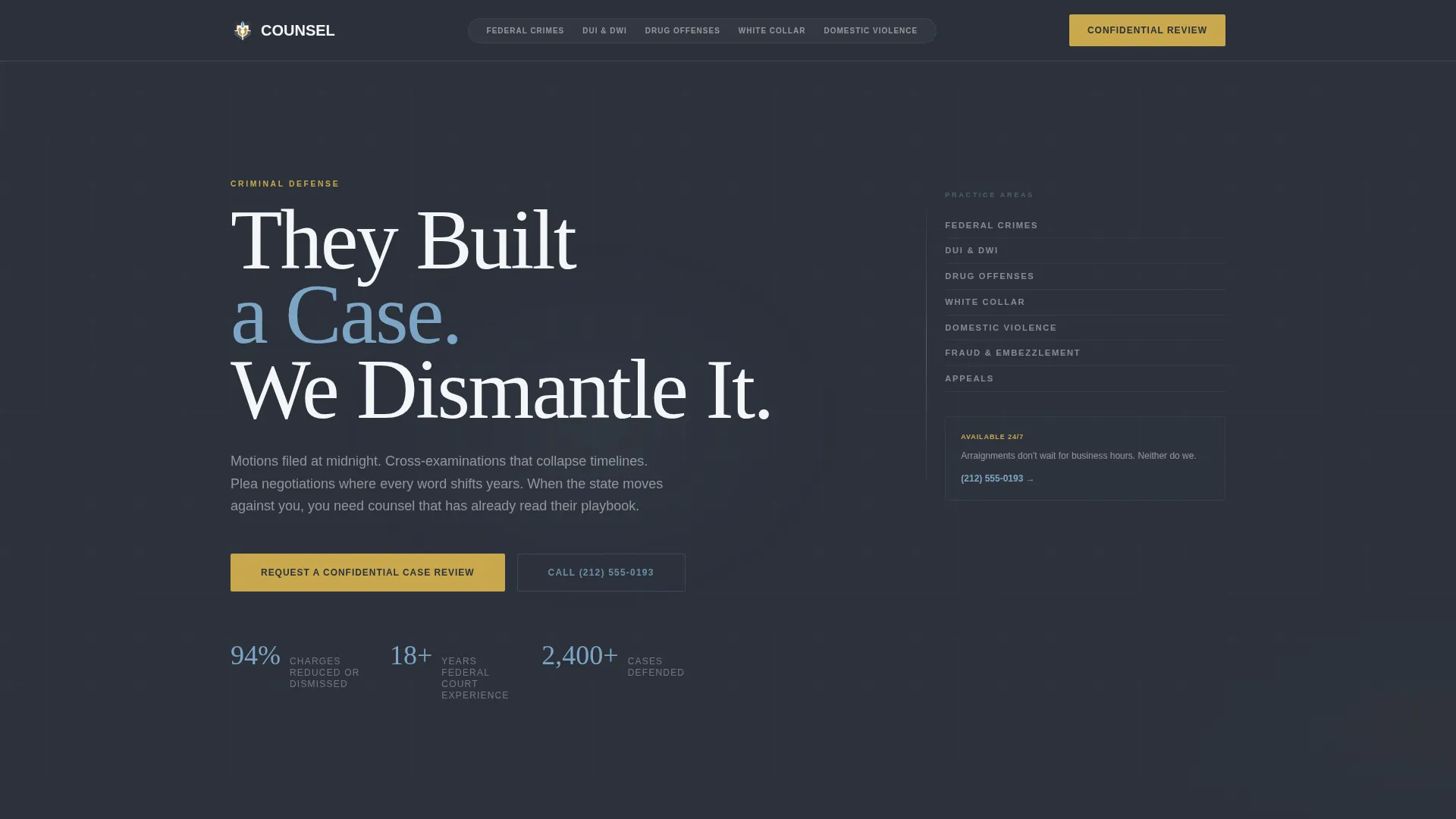 Advanced Law Firm & Attorney Professional Website Template