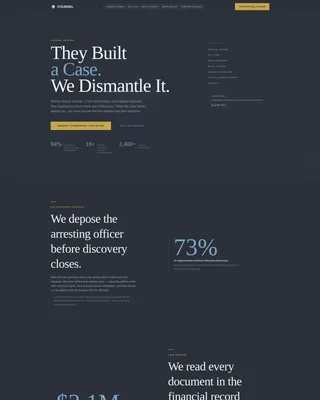 Advanced Law Firm & Attorney Professional Website Template