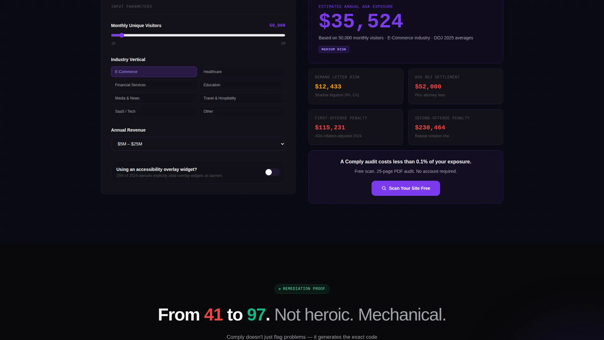 Micro-SaaS & Developer Tools Cost Estimator Website Template