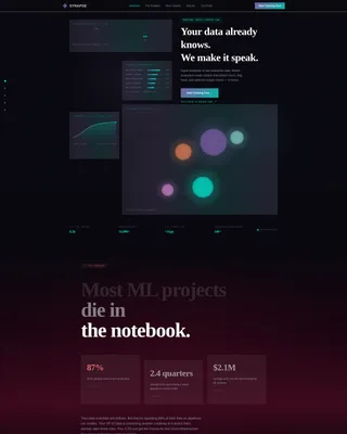 Startup Homepage Professional Website Template