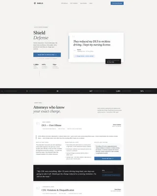 Law Firm & Attorney Reviews Website Template
