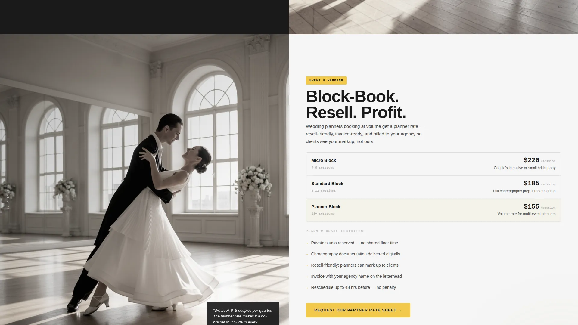 Highconverting Danceschool Landing Page Template