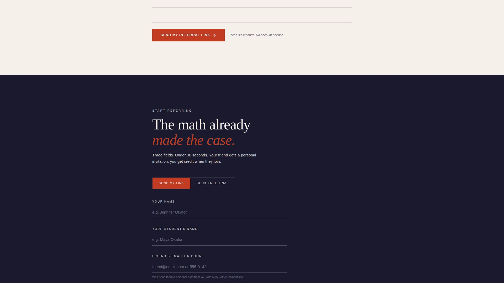 Trusted Danceschool Landing Page Template