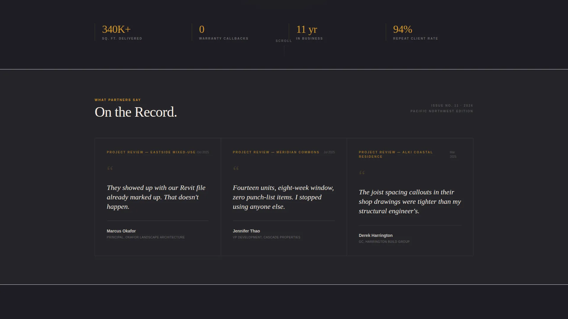 Deck Builder B2B Landing Page Template