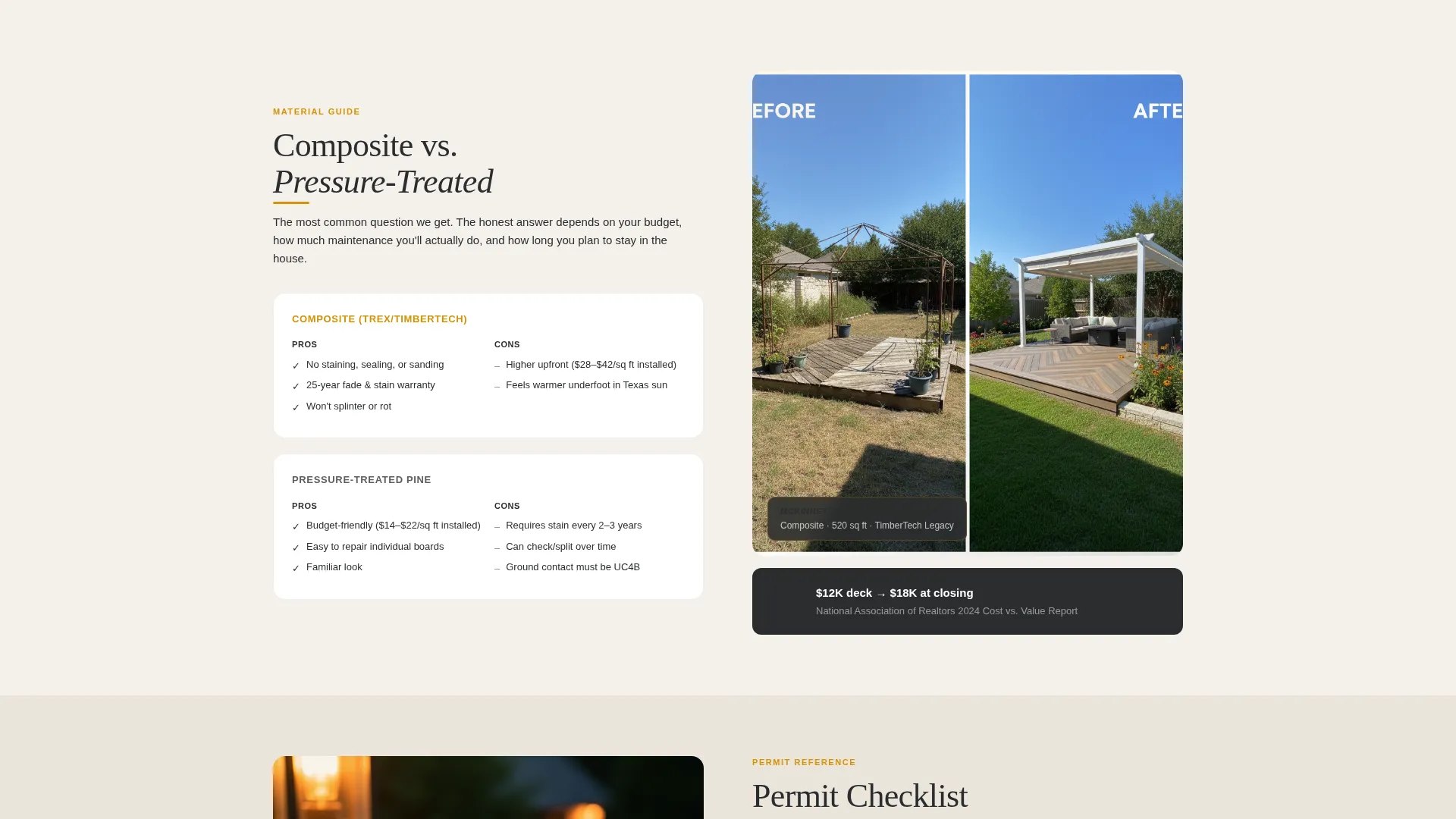 Trusted Builder Landing Page Template