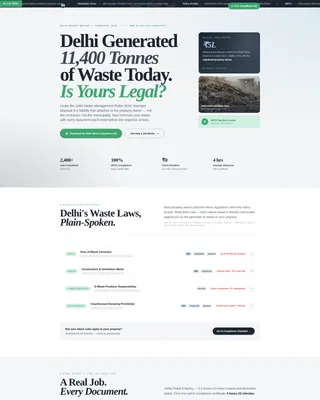 Delhi Local Blog Website Template