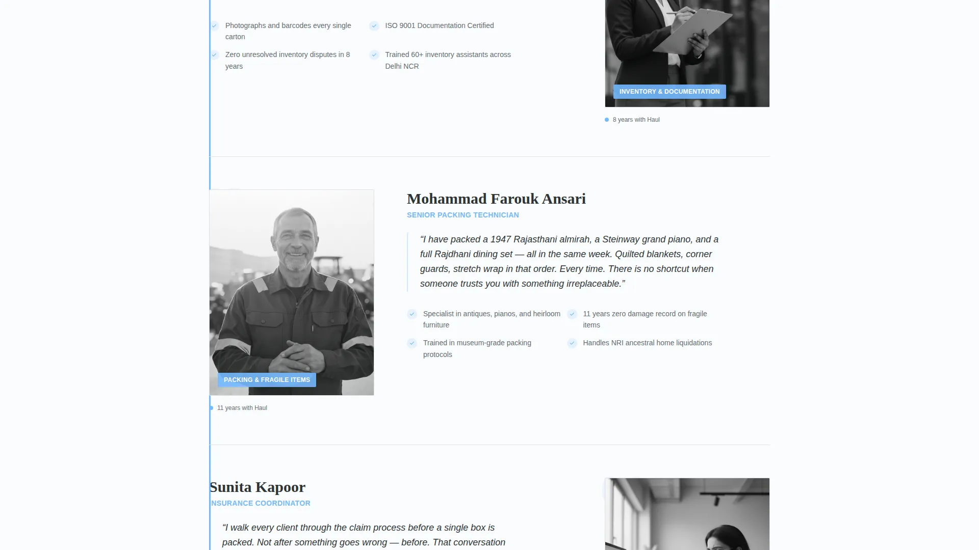 Certified Residential Moving Landing Page Template