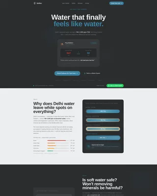 Expert Softening Systems Landing Page Template