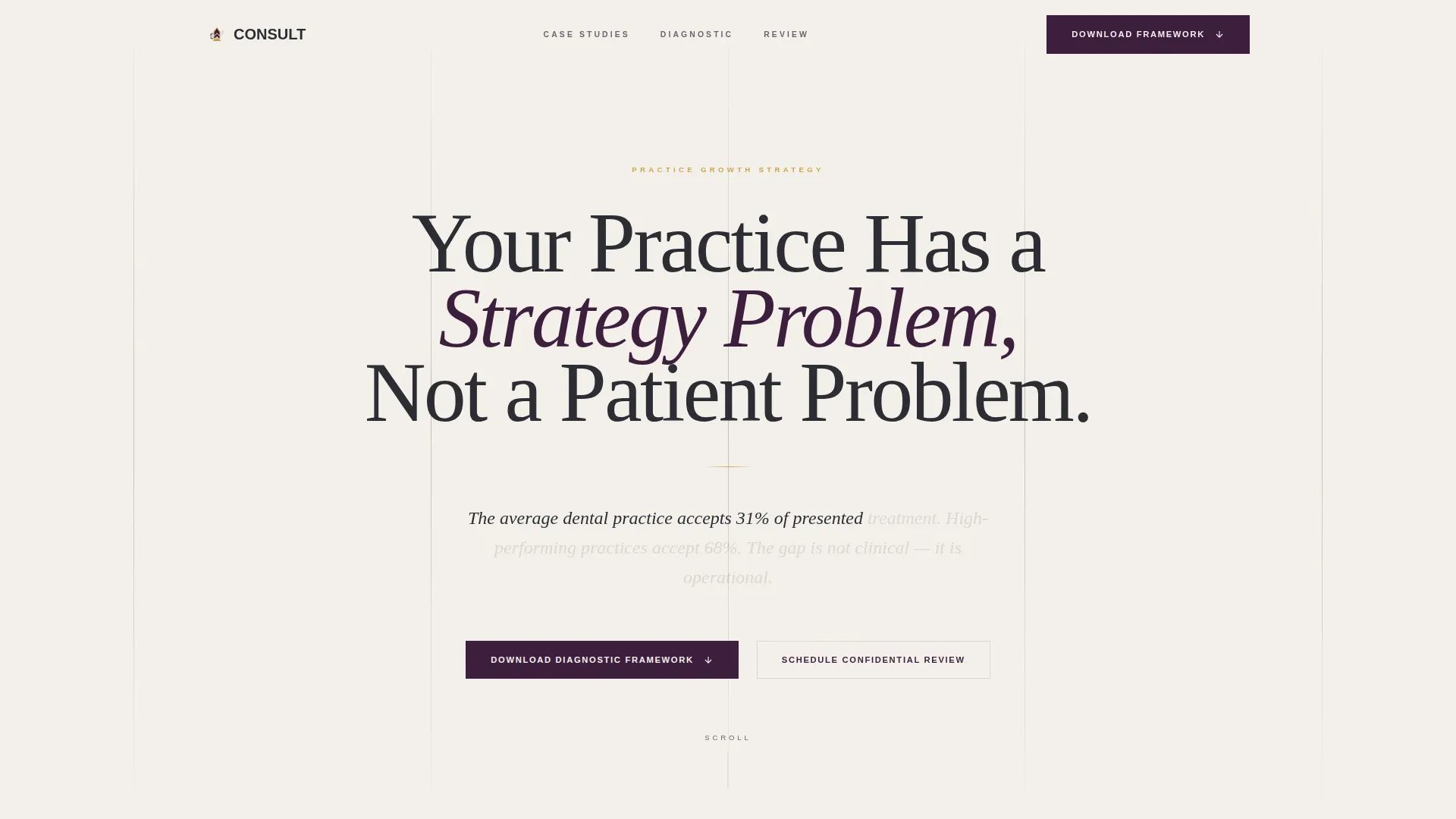 Precision Dentalstrategy Landing Page Template
