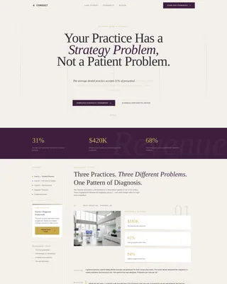 Precision Dentalstrategy Landing Page Template