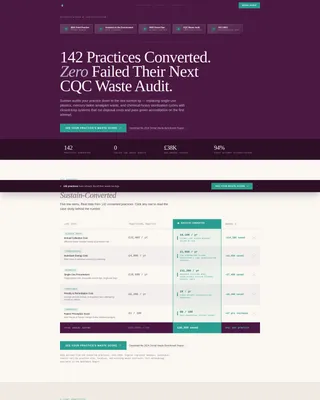 Authoritative Dentalsustainability Landing Page Template