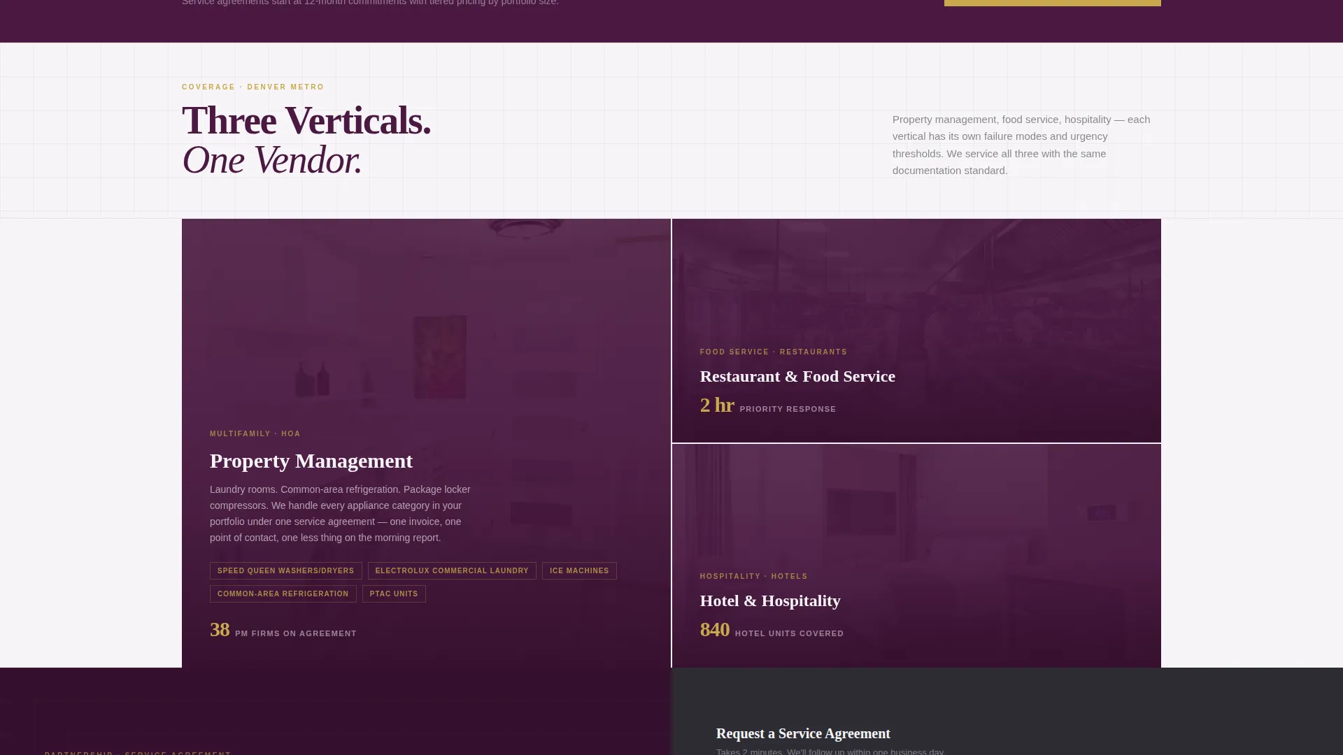 Precision Appliance | Free Website Template | Rocket