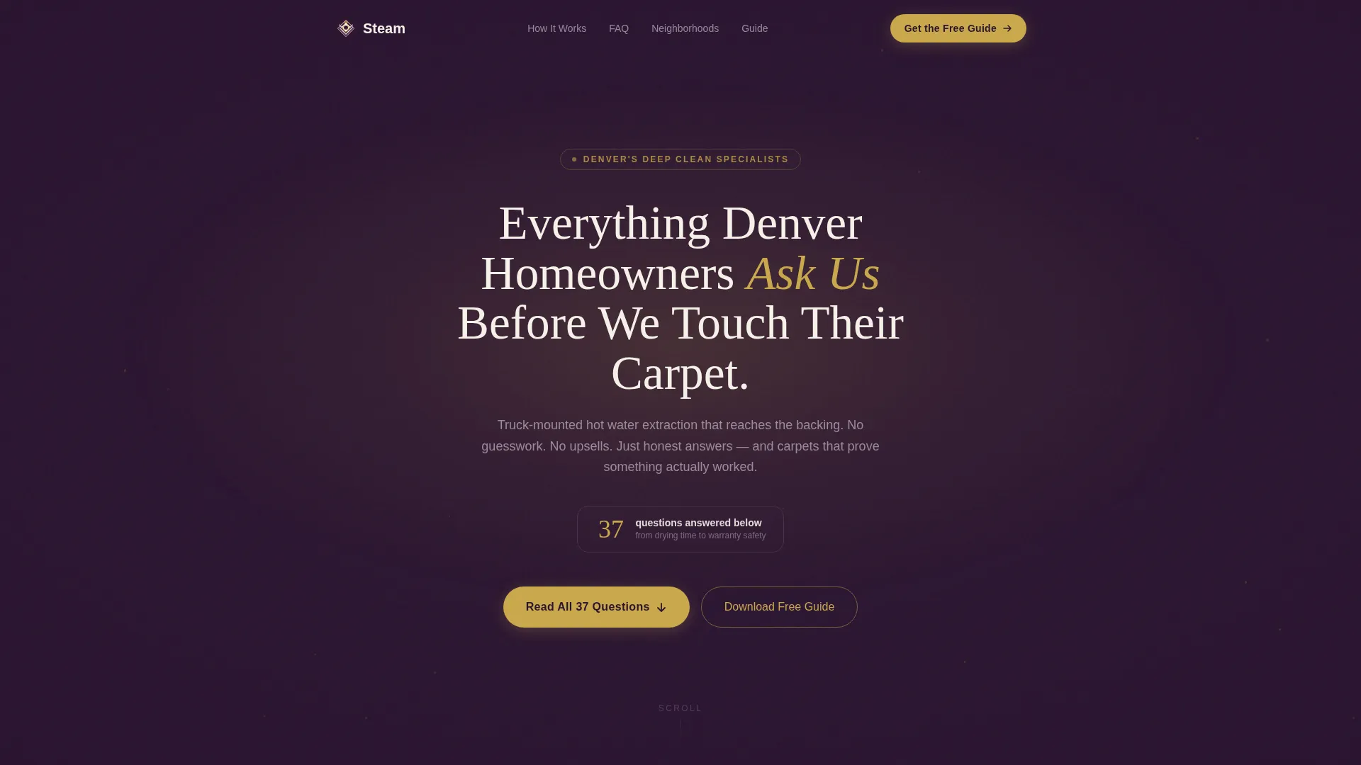 Authoritative Carpet | Free Website Template | Rocket