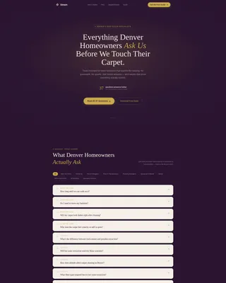 Authoritative Carpet | Free Website Template | Rocket