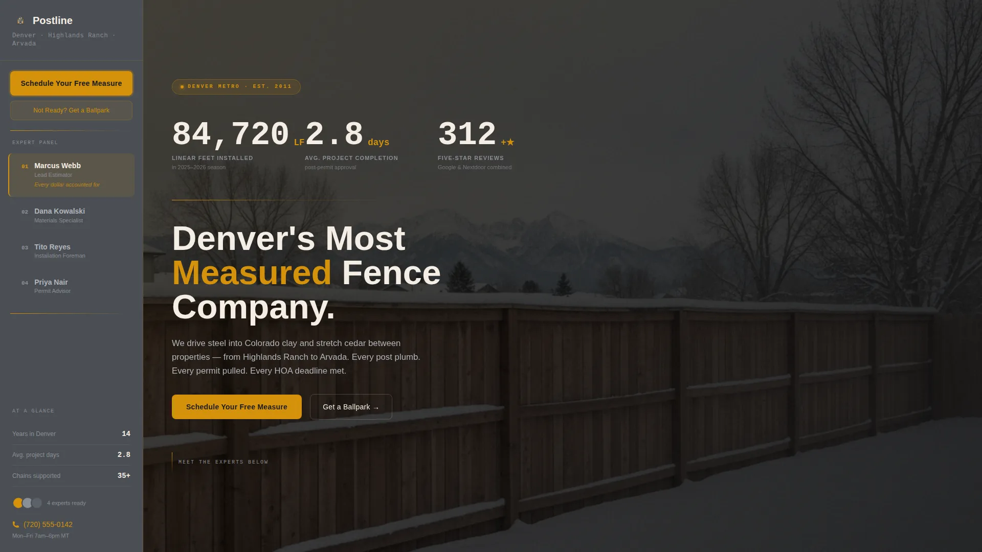 Trusted Fencing | Free Website Template | Rocket