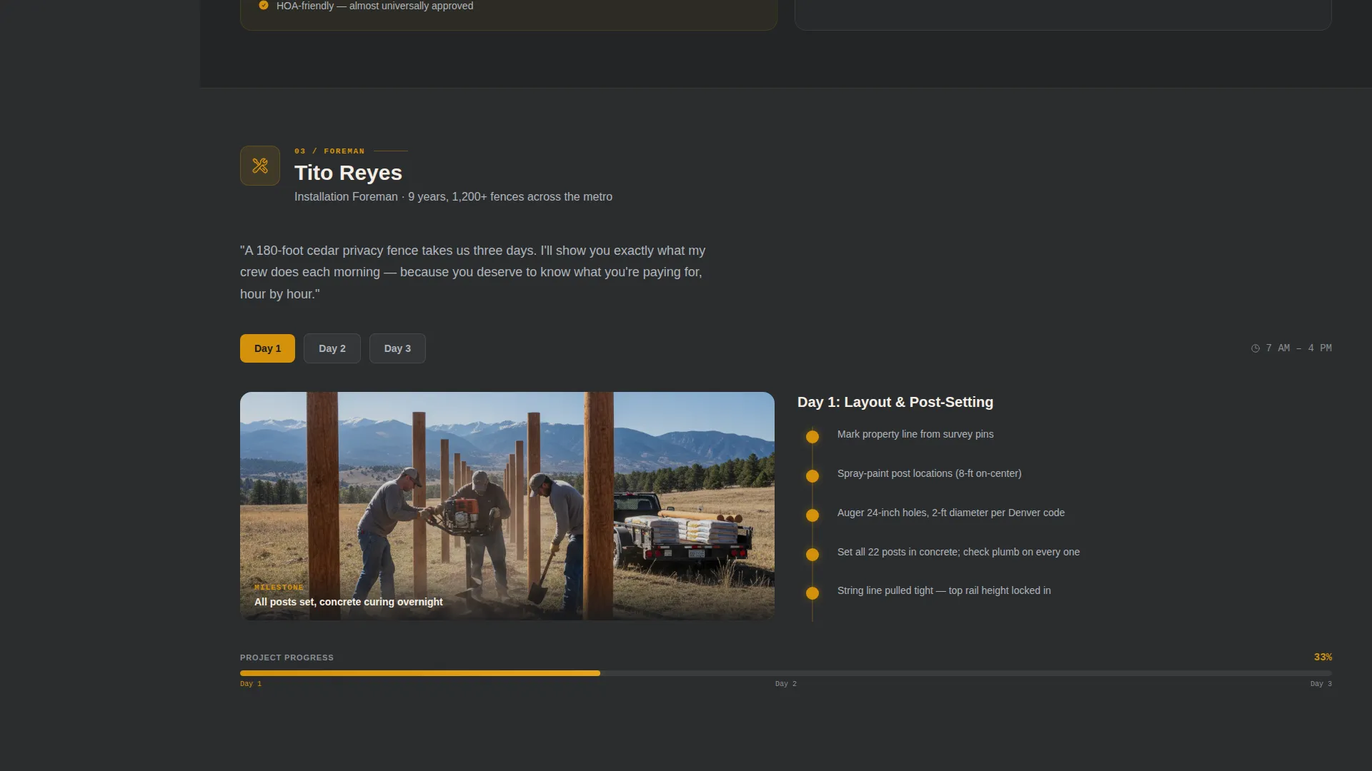 Trusted Fencing | Free Website Template | Rocket