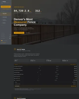 Trusted Fencing | Free Website Template | Rocket