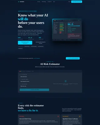 AI & Machine Learning Cost Calculator Website Template