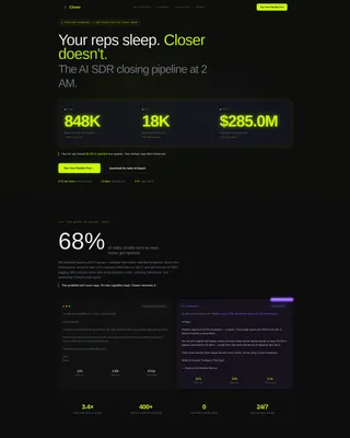 AI & Machine Learning Local Professional Website Template