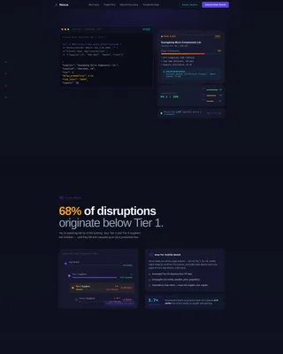 AI Supply Chain Landing Page Template