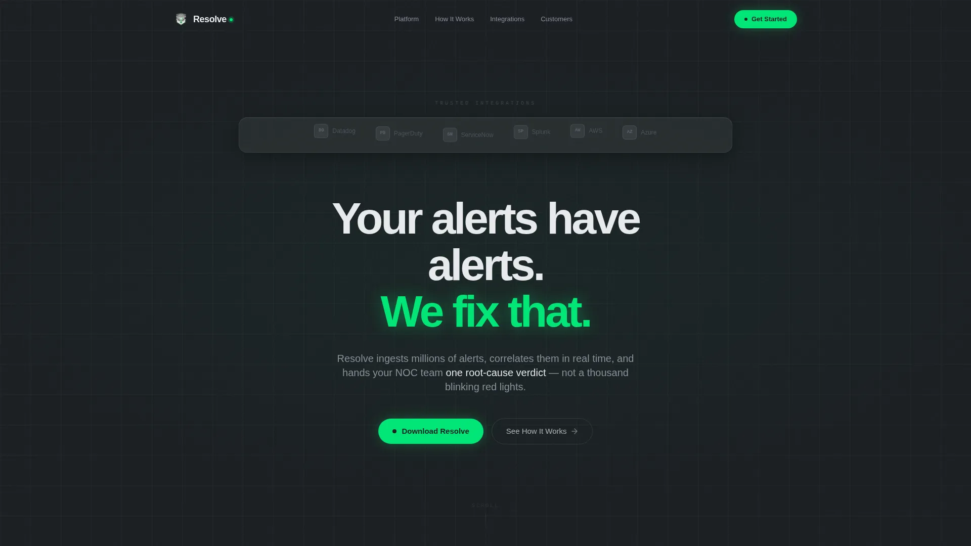 AIOps Technology Advanced Professional Website Template