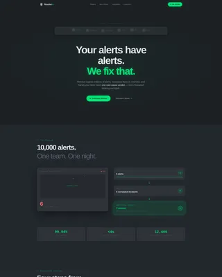 AIOps Technology Advanced Professional Website Template
