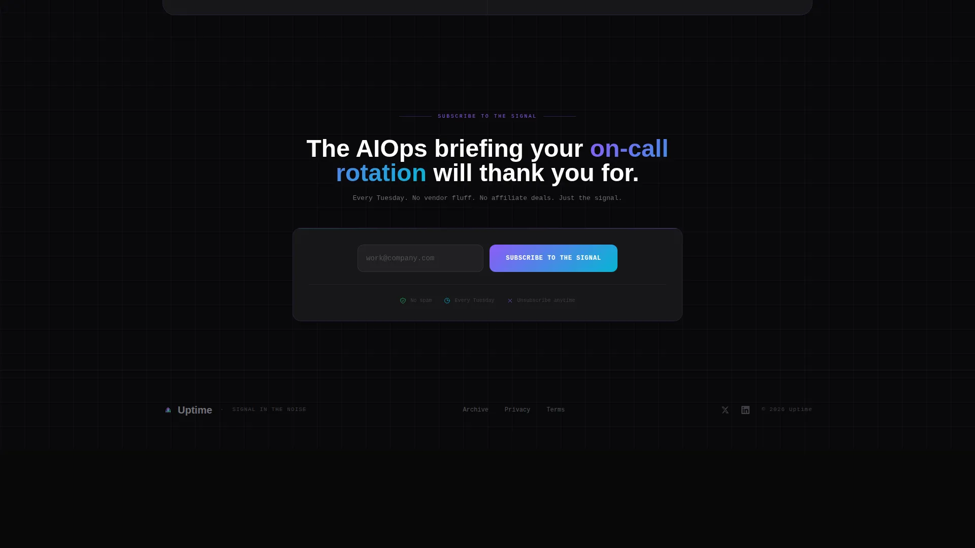 AIOps Technology Cost Calculator Website Template