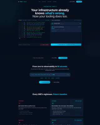 AIOps Technology Specialist Professional Website Template