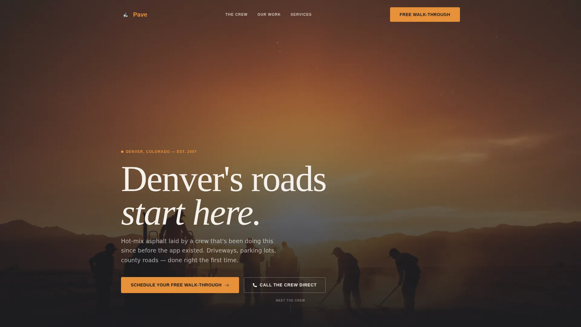 Trusted Asphalt | Free Website Template | Rocket