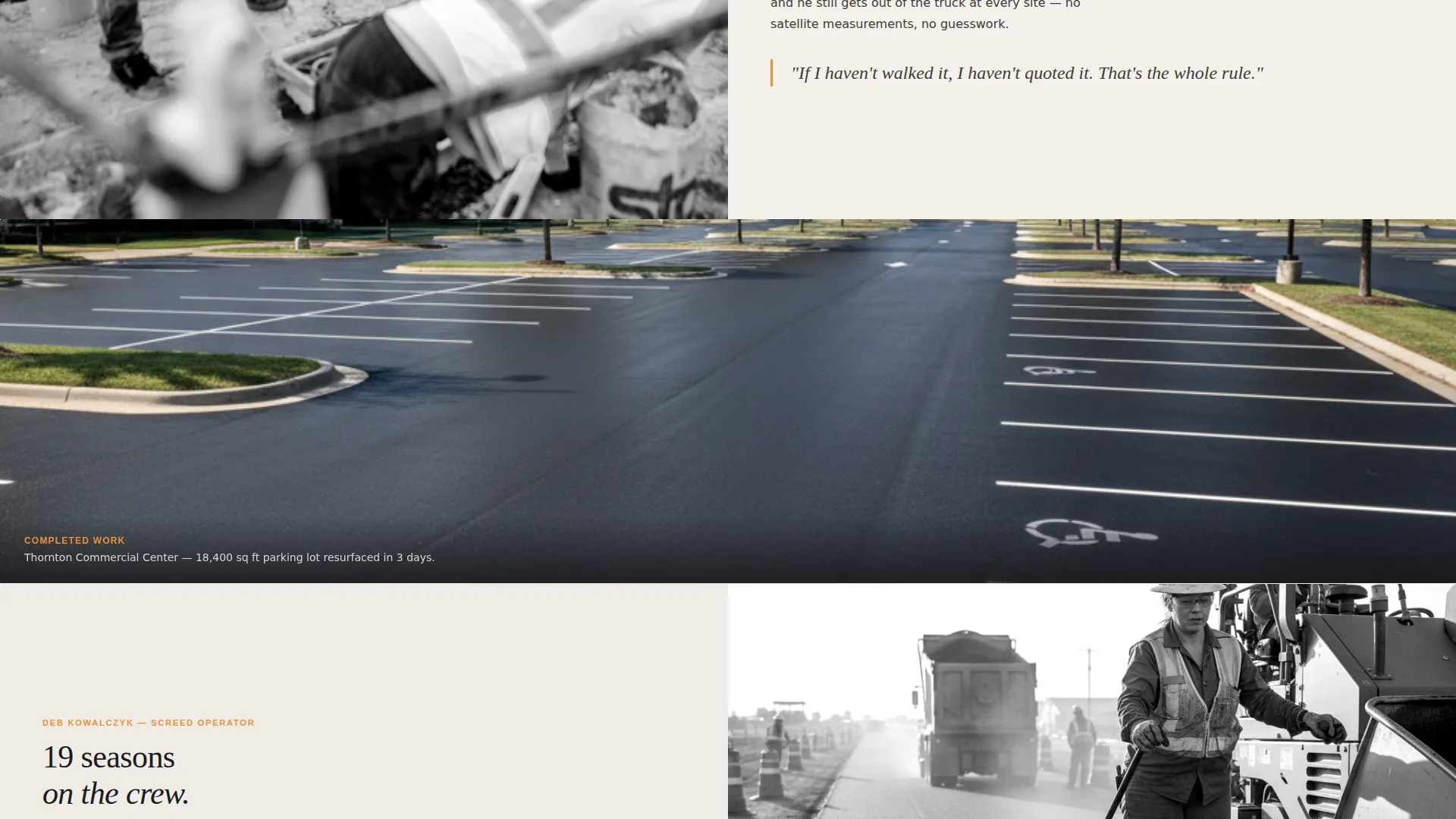Trusted Asphalt | Free Website Template | Rocket