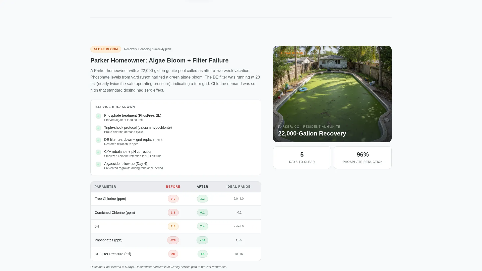 Precision Poolcleaning | Free Website Template | Rocket