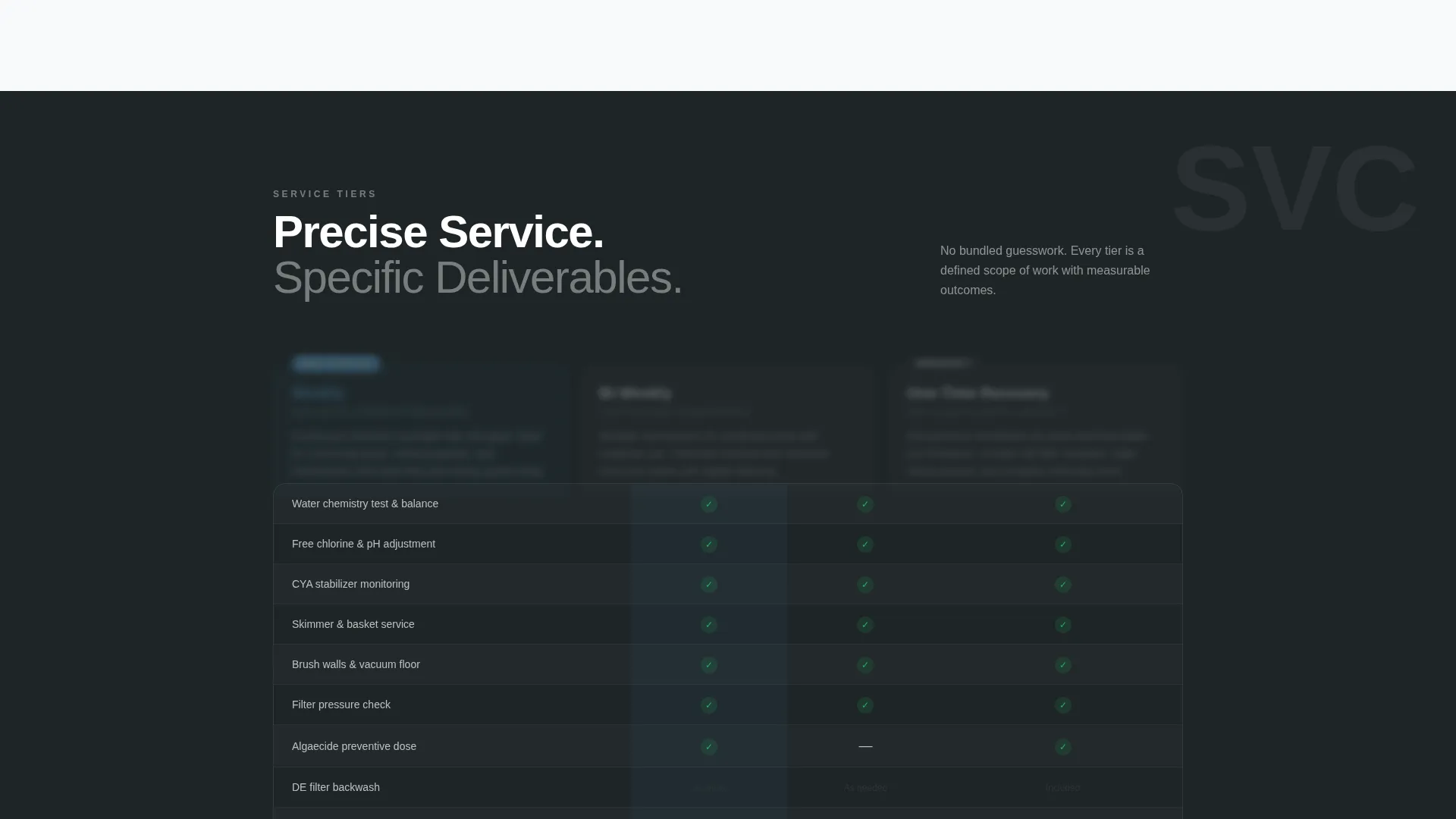 Precision Poolcleaning | Free Website Template | Rocket
