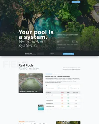 Precision Poolcleaning | Free Website Template | Rocket