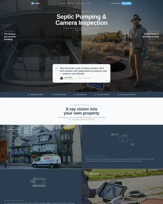 Powerful Pressure Washing | Free Website Template | Rocket